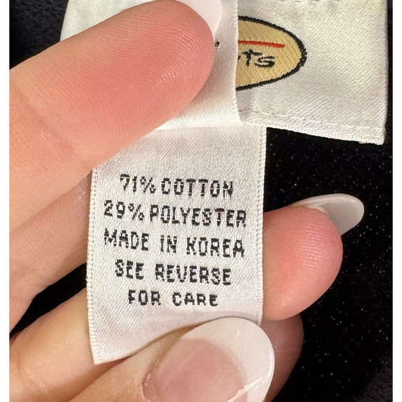 Talbots Double Breasted Military Style Jacket Navy Blue Size Large - Picture 6 of 7